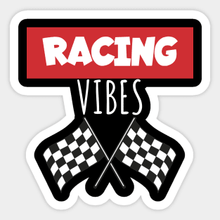 Racing vibes Sticker